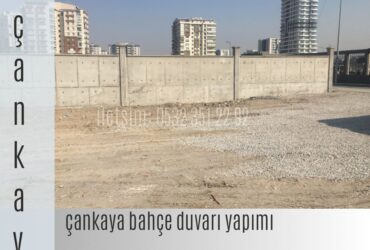 Çankaya Desenli Bahçe Duvarı
