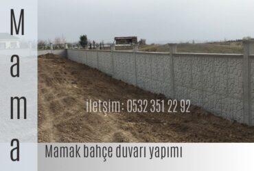 Mamak Desenli Bahçe Duvarı